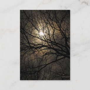 Mystisches Mond ATC Visitenkarte