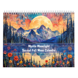 Mystisches Mondlicht – Surrealer Vollmondkalender Kalender