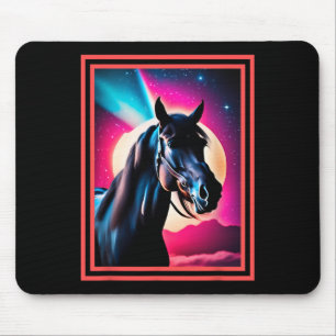 Mystisches Pferd Lover Horseback Reiten Stabiles L Mousepad