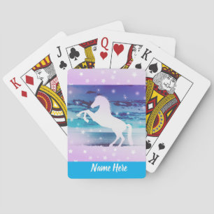 Mystisches Pferd Spielkarten