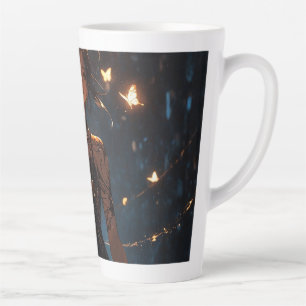 Mystisches Reh-Mädchen-Tasse - Fantasy-Anime-Frau Milchtasse