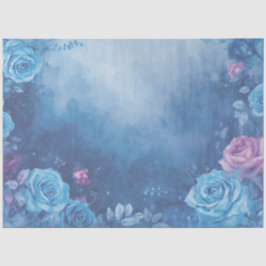 Mystisches Rosenmotiv-Tissue-Papier-Blätter Gesche Seidenpapier
