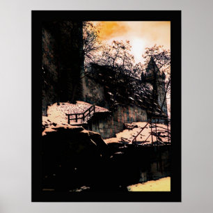 Mystisches Schloss Poster