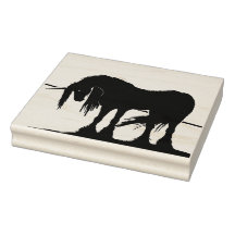 Mystisches Schwarzes Einhorn (Linie)