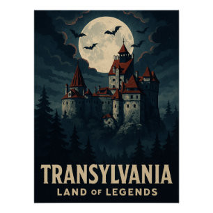 Mystisches Siebenbürgen - Burg Dracula Poster