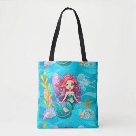 mystisches Sirenendesign Tasche