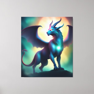 mystisches Tier Leinwanddruck