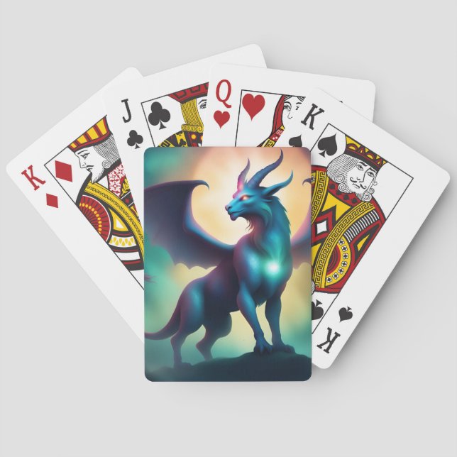 mystisches Tier Spielkarten (Rückseite)