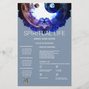 Mystisches Yin Yang, Spiritueller Holistischer Die Flyer