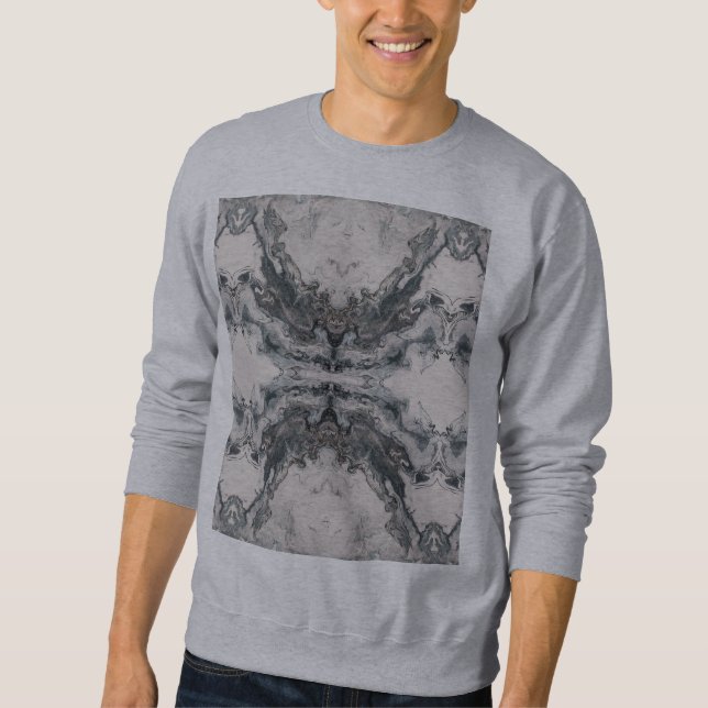 Myth Born of Stone – Symmetric Darkscape Sweatshirt (Vorderseite)