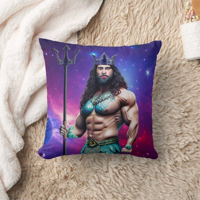 Mythen und Legenden: Poseidon Kissen (Decke)