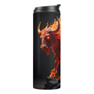Mythic Fire Bull Thermosbecher