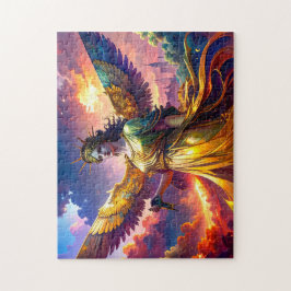 Mythic Lady Liberty Winged Goddess SciFi Fantasy