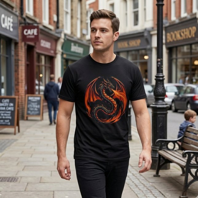 Mythic Realms Dragon’s Fury T-Shirt (Von Creator hochgeladen)