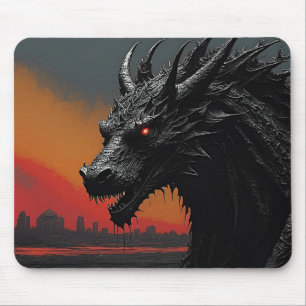 Mythic Vibes - Dragon Noir Mousepad
