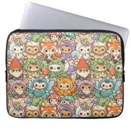 Mythical Friends Parade | Süße Pastell-Magie Laptopschutzhülle