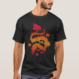 Mythische asiatische Tierfantasy-China Chinesisch T-Shirt