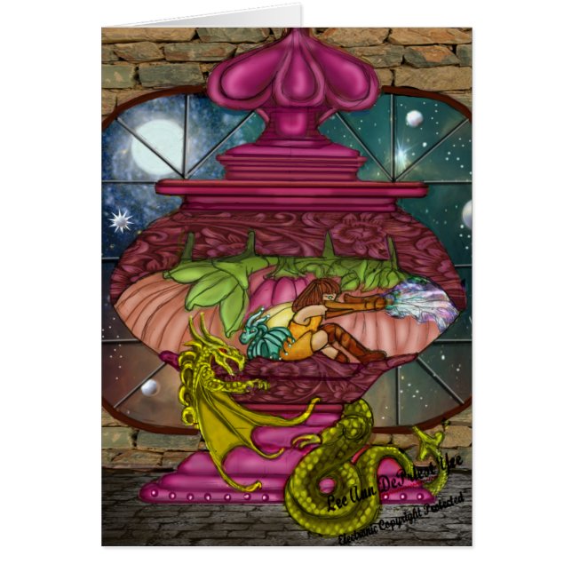 "MYTHISCHE DRACHE-MAMA " (Vorne)