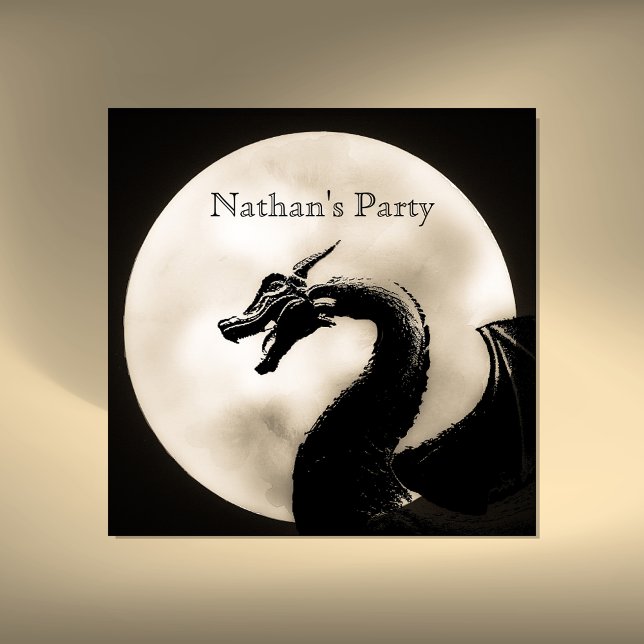 Mythische Drache-Party Einladung (Von Creator hochgeladen)