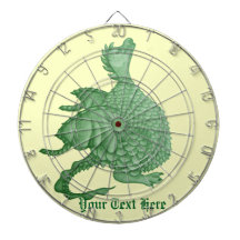 Mythische Fantasiewesen niedlicher Grüner Drache