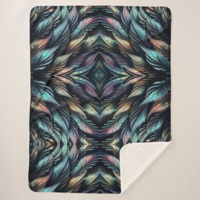 Mythische Federn Sherpadecke (Vorderseite)