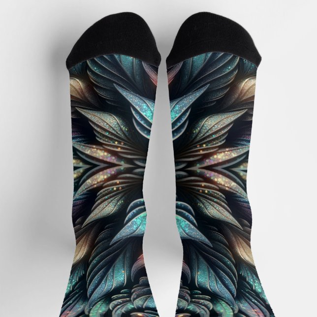 Mythische Federn Socken (Oben)
