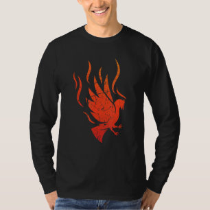 Mythische Feuervogel Phoenix Feuer Flammen Legend T-Shirt