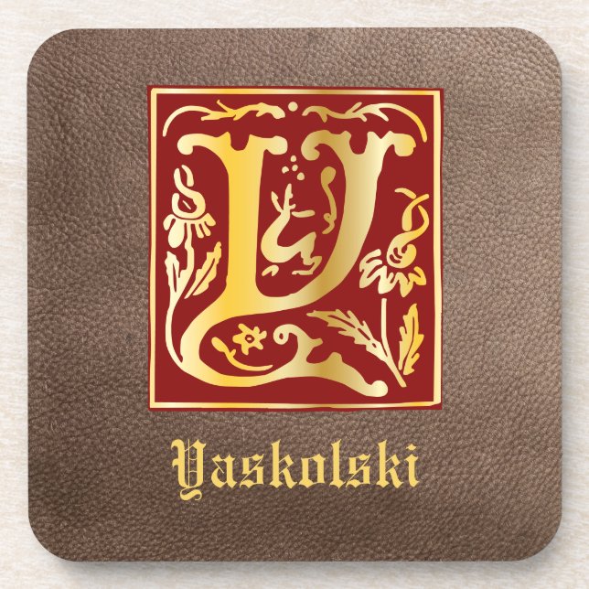 Mythische Kreaturen des 16. Jahrhunderts Dekorativ Getränkeuntersetzer (Vorderseite)