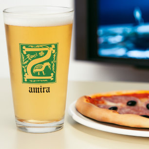 Mythische Kreaturen des 16. Jahrhunderts Dekorativ Glas