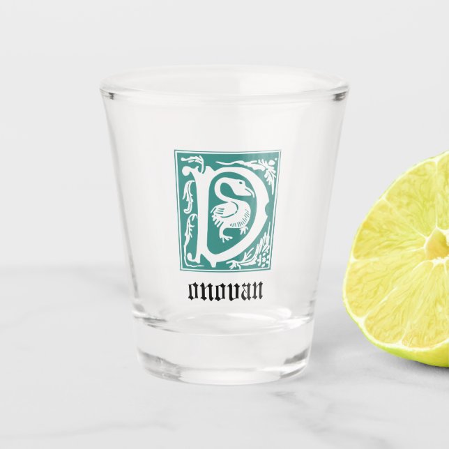 Mythische Kreaturen des 16. Jahrhunderts Dekorativ Schnapsglas (Vorderseite)