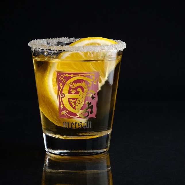 Mythische Kreaturen des 16. Jahrhunderts Dekorativ Schnapsglas (Von Creator hochgeladen)