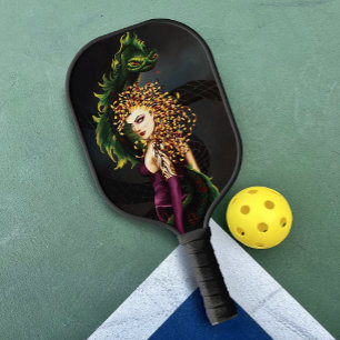 Mythische Medusa Griechische Mythologie Schlange G Pickleball Schläger