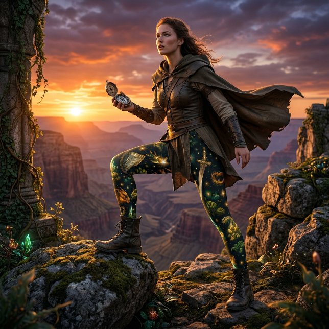 Mythische Reiche Fantasy-Elemente Leggings (Von Creator hochgeladen)
