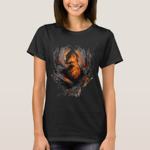 Mythische Vogelverjüngung Phoenix Artwork Firebir T-Shirt