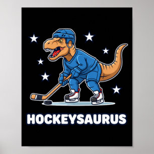 Mythischer & prähistorischer Hockeysaurus lust Poster