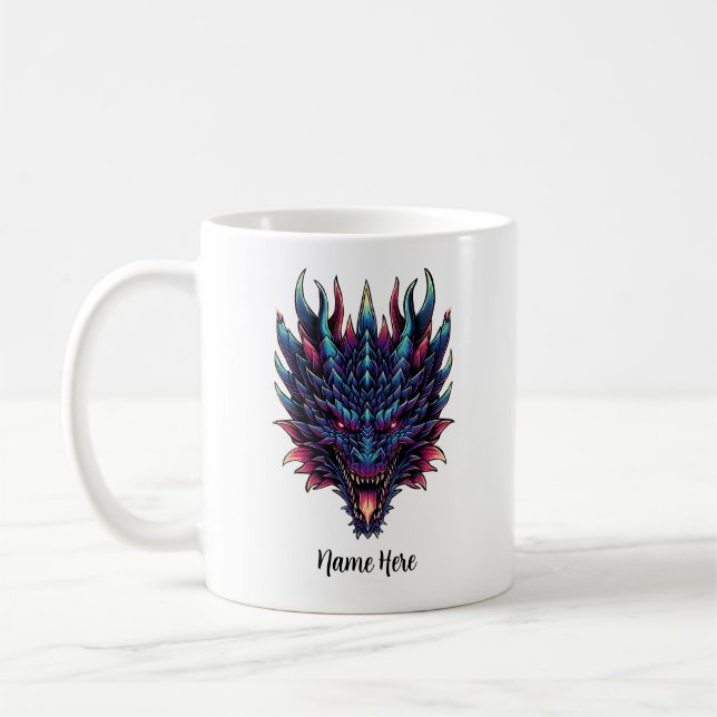 Mythischer Drache Benutzername Kaffeetasse (Links)
