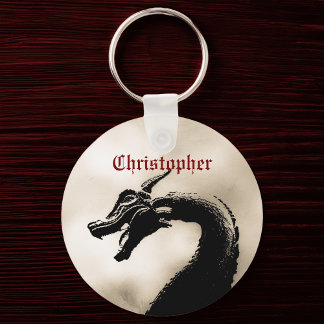 Mythischer Drache Personalisiert Schlüsselanhänger