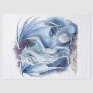 Mythischer Drache Seidenpapier