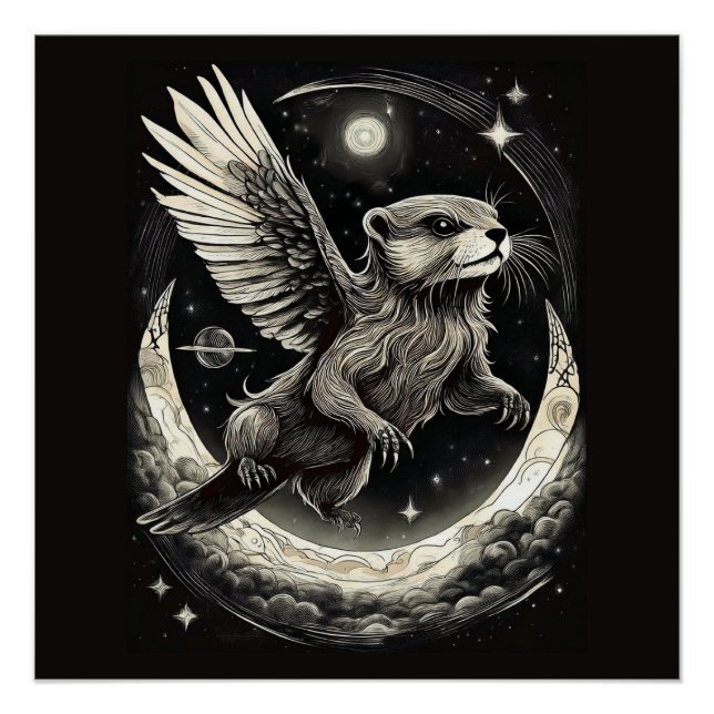 Mythischer Flugotter Poster (Vorderseite)