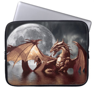 Mythischer Laptop-Sieb von Dragon & Moon Fantasy Laptopschutzhülle