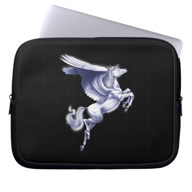 Mythischer Pegasus Laptopschutzhülle (Vorderseite)