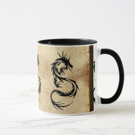 Mythischer Stammesdrache, Jahr des Drachendesigns Tasse