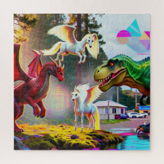 Mythischer und prähistorischer Pegasus, Drache, Di