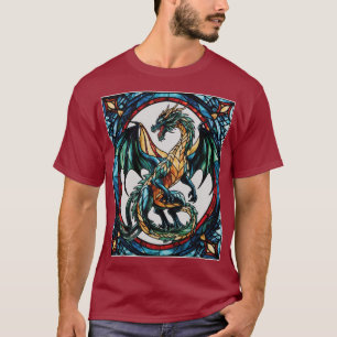Mythisches Meisterwerk des gefestigten Glasdrachen T-Shirt