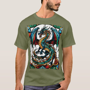 Mythisches Meisterwerk des gefestigten Glasdrachen T-Shirt