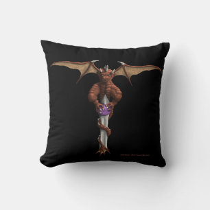 Mythisches Waldprimat-Fantasy-Kunstbild Kissen