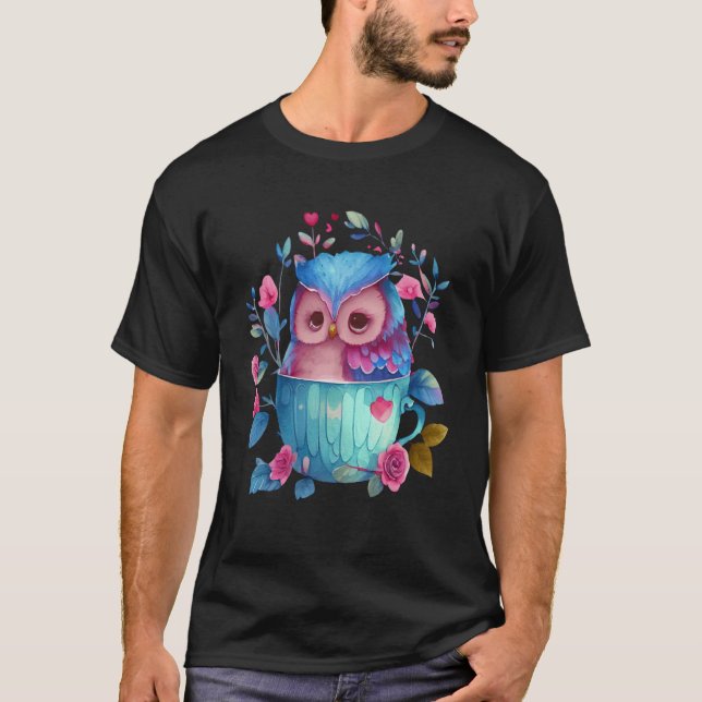 Mythologie der Eule 1 T-Shirt (Vorderseite)