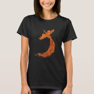 Mythologie, die mythische Feuerbird Phoenix Distan T-Shirt