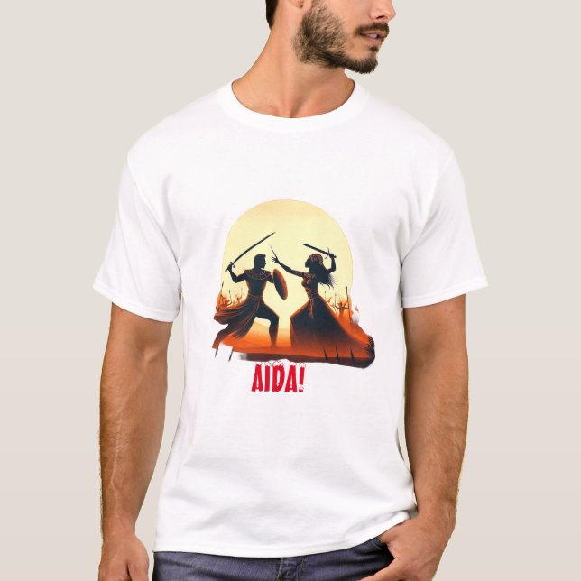 Mythologie égyptienne antique (AIDA) T-shirt Unise (Devant)