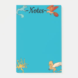 Mythologische Kreaturen Post-it Klebezettel